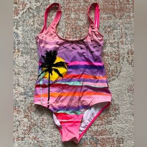 Billabong Swim One Piece - Pink and Purple Sunset small NWT